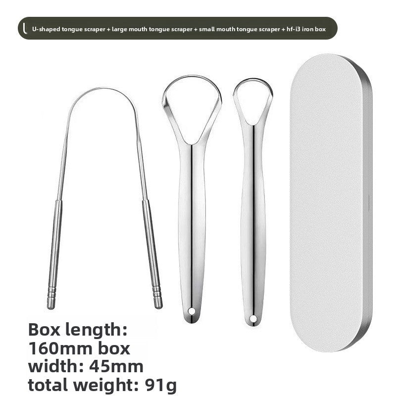 U-shaped tongue scraper, bad breath remedy - detail photo 6