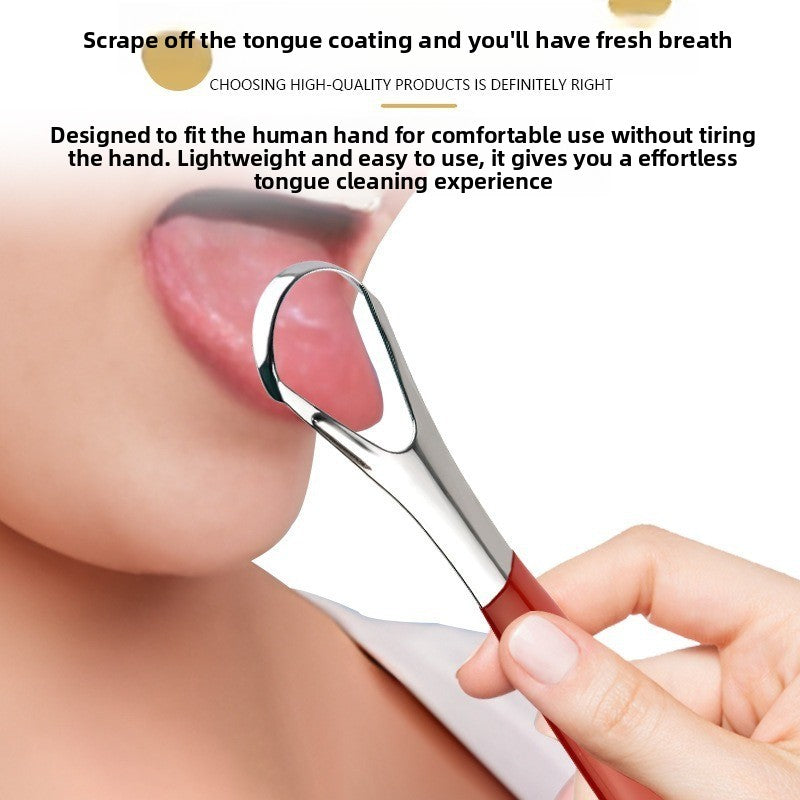 Stainless Steel Tongue Scraper Oral Cleaner