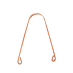 Pure copper tongue scraper for fresh breath - detail photo 6