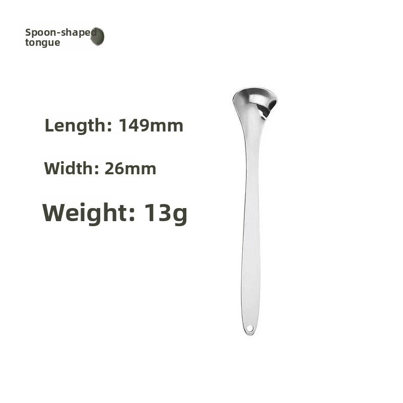 U-shaped tongue scraper, bad breath remedy - detail photo 14