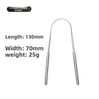 U-shaped tongue scraper, bad breath remedy - detail photo 8