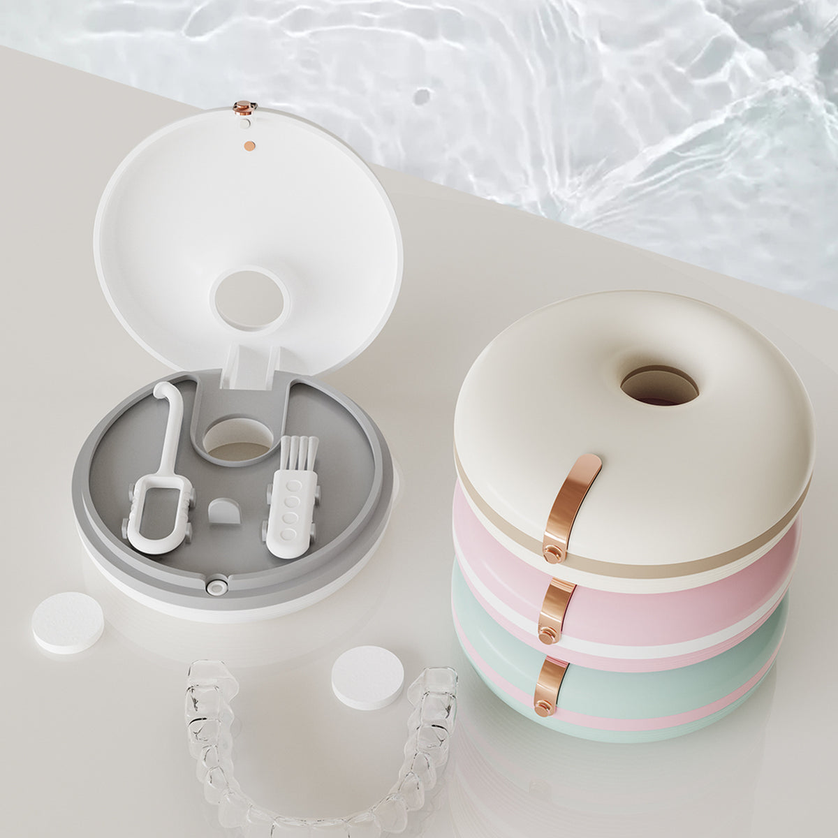 Portable Dental Braces Storage Box