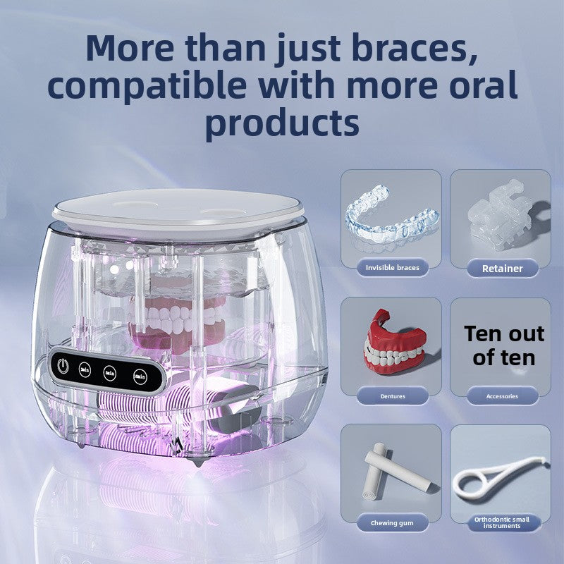 UV ultrasonic retainer and aligner cleaner - detail photo 5