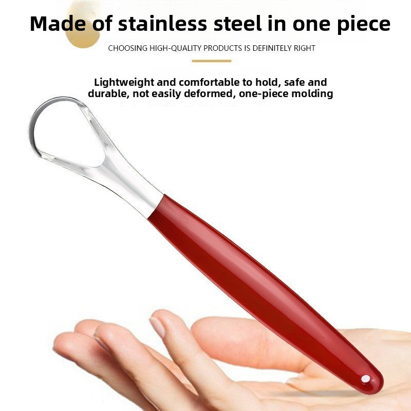 Stainless Steel Tongue Scraper Oral Cleaner