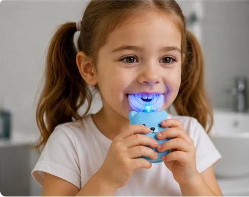 Kids U-shaped electric toothbrush, ages 2 plus - detail photo 4