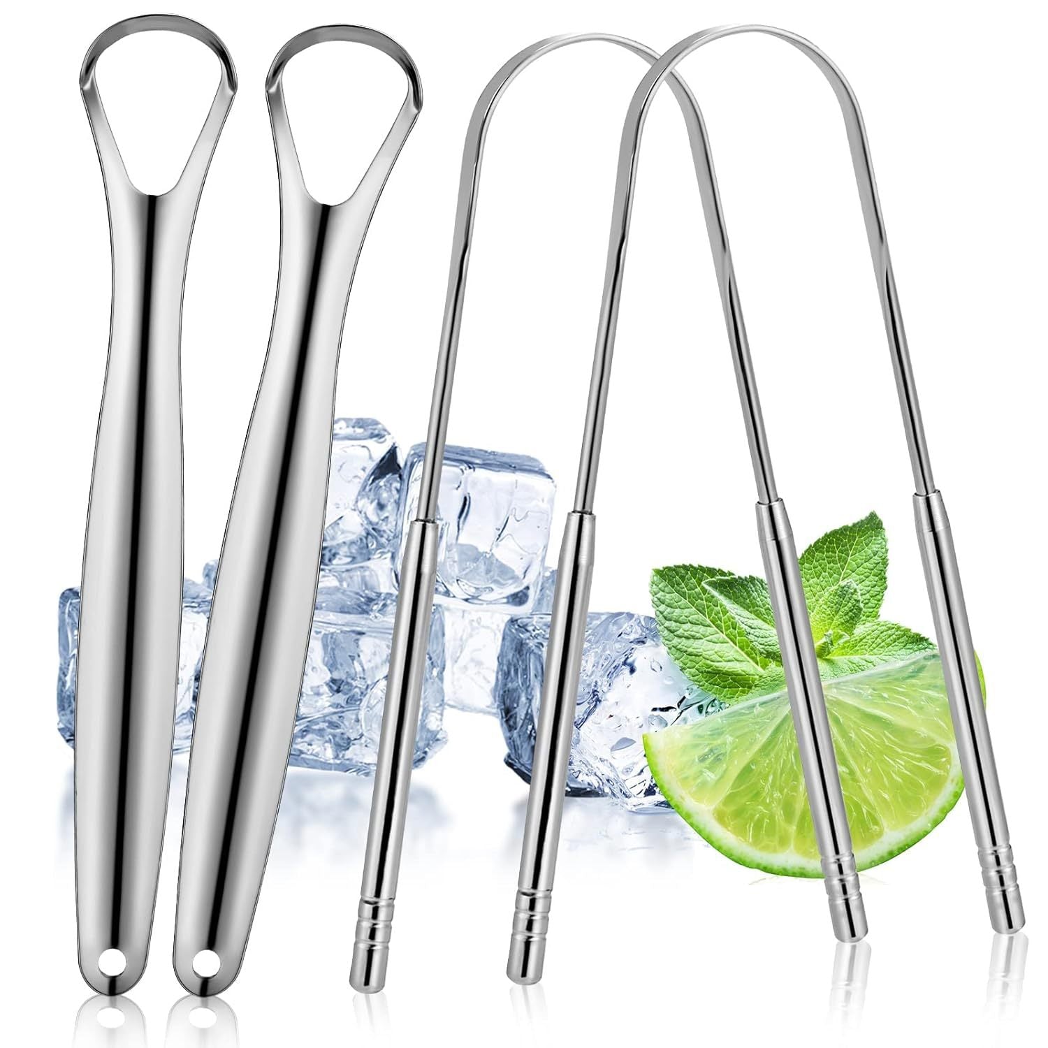 U-shaped tongue scraper, bad breath remedy - detail photo 5