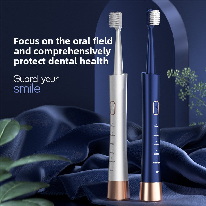 Sonic rechargeable electric toothbrush with brush heads - detail photo 3